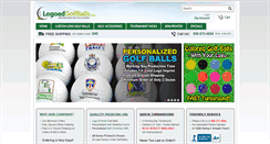 Desktop Screenshot of logoedgolfballs.com